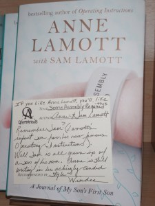 Some Assembly Required, by Anne Lamott Cover of Some Assembly Required by Anne Lamott