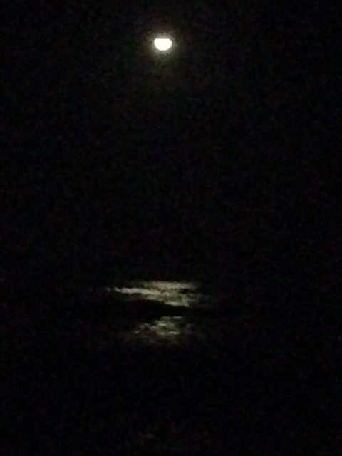 Moon over the Pacific