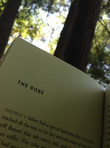 Reading a book in the hammock